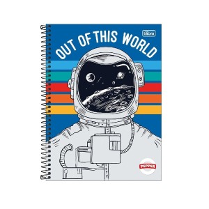 CADERNO ESPIRAL UNIVERSIT CD 10M 160F PEPPER MASC TILIBRA