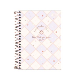 CADERNETA ESPIRAL CAPA DURA 1/8 SOHO 80 FOLHAS TILIBRA