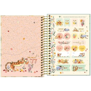 AGENDA ESPIRAL DIÁRIA POOH M5 TILIBRA