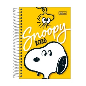 AGENDA ESPIRAL DIÁRIA SNOOPY M5 TILIBRA