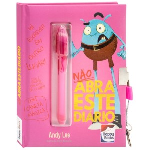 NÃO ABRA ESTE DIÁRIO ROSA HAPPY BOOKS