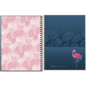 CADERNO ESPIRAL CD COLEGIAL 10M ALOHA 160 FLS TILIBRA