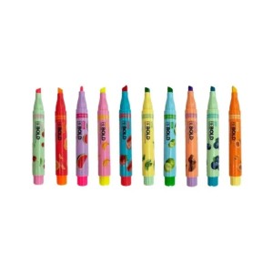 BE BOLD MARCA TEXTO FRUIT EDITION 10 CORES NEWPEN