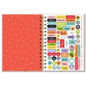 CADERNO PONTILHADO PASSAROS FINA IDEIA