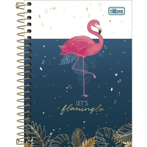 CADERNETA ESPIRAL CAPA DURA 1/8 ALOHA 80 FOLHAS TILIBRA