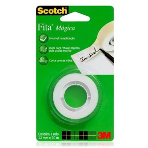 FITA MÁGICA SCOTCH 12MM X 20M 3M