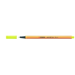 CANETA POINT 88/024 0.4 AMARELO NEON STABILO