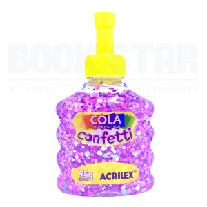 COLA CONFETTI 498 ALGODÃO DOCE 95G ACRILEX