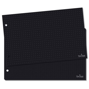 FICHAS PRETAS PONTILHADAS 5X8  FINA IDEIA