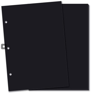 REFIL MIOLO PRETO LISO CADERNO ARGOLADO FINA IDEIA