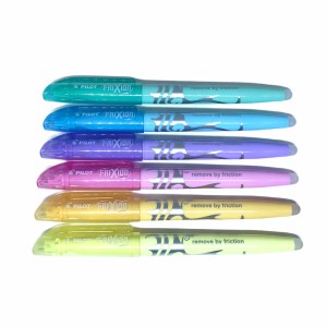 KIT CANETA MARCA TEXTO FRIXION LIGHT PASTEL 6 CORES PILOT