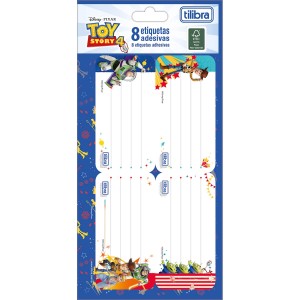 ETIQUETA ESCOLAR ADESIVA TOY STORY 4 TILIBRA