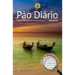 PÃO DIÁRIO VOL 24  LETRA GIGANTE  PAISAGEM   PUBLICACOES RB