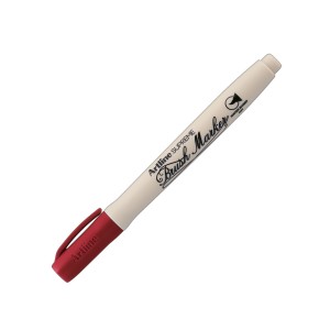 CANETA BRUSH MARKER EPF-F VERMELHA ESCURA ARTLINE