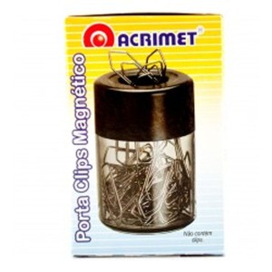 PORTA CLIPS MAGNÉTICO BRANCO ACRIMET