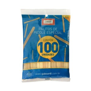 PALITO DE SORVETE ESPECIAL 100 UN GABOARDI