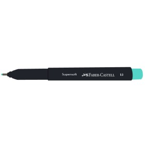 CANETA SUPERSOFT PEN 1.0 VERDE ÁGUA FABER-CASTELL
