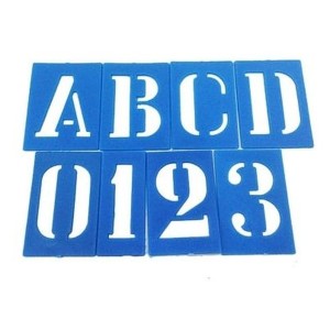 LETRAS E NÚMEROS VAZADOS 45MM BUDEPLAST